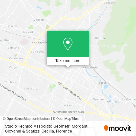 Studio Tecnico Associato Geometri Morganti Giovanni & Scatizzi Cecilia map