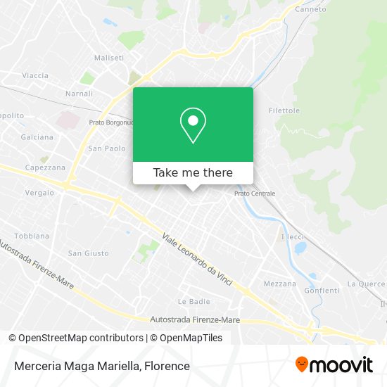 Merceria Maga Mariella map