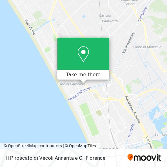 Il Piroscafo di Vecoli Annarita e C. map