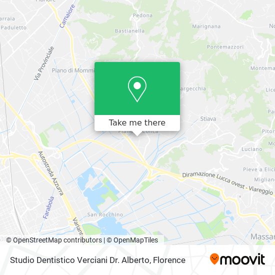 Studio Dentistico Verciani Dr. Alberto map