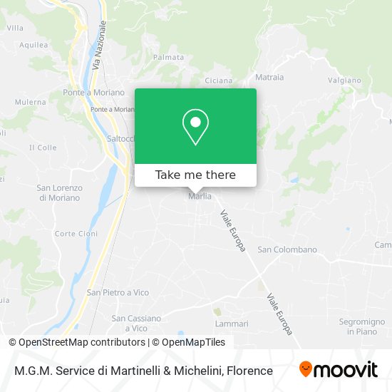 M.G.M. Service di Martinelli & Michelini map