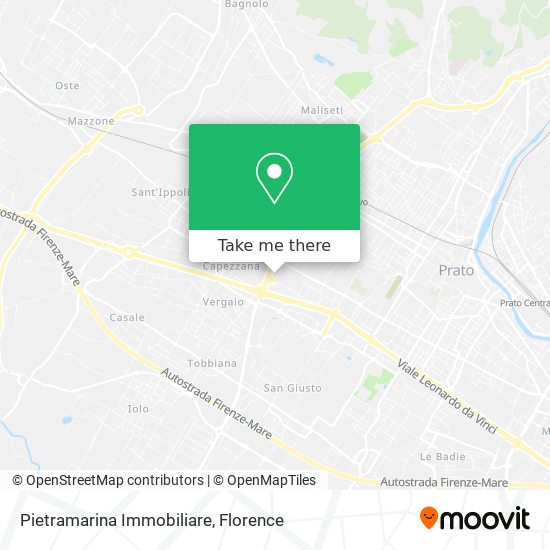 Pietramarina Immobiliare map