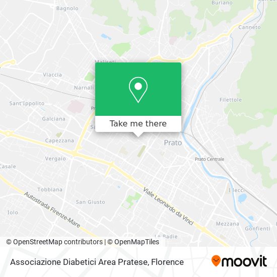 Associazione Diabetici Area Pratese map