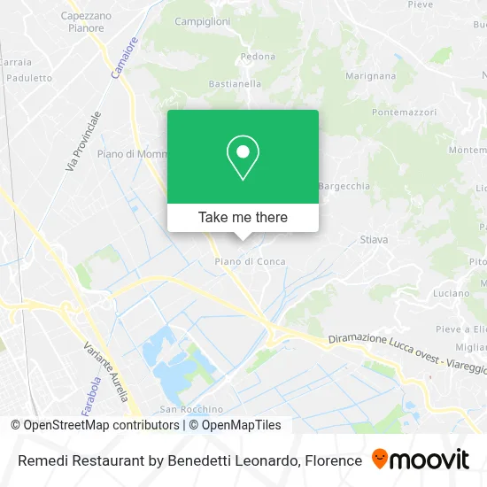 Remedi Restaurant by Benedetti Leonardo map