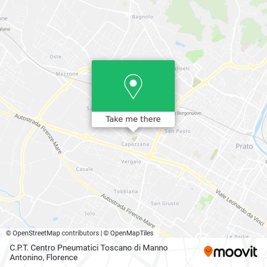 C.P.T. Centro Pneumatici Toscano di Manno Antonino map