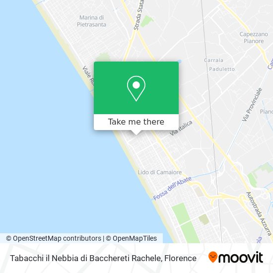 Tabacchi il Nebbia di Bacchereti Rachele map