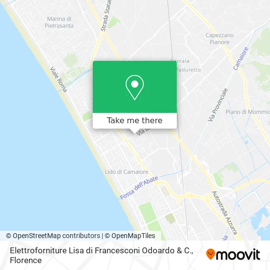 Elettroforniture Lisa di Francesconi Odoardo & C. map