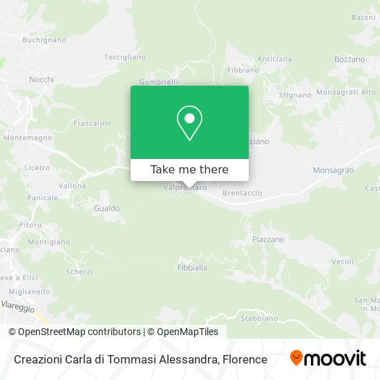 Creazioni Carla di Tommasi Alessandra map