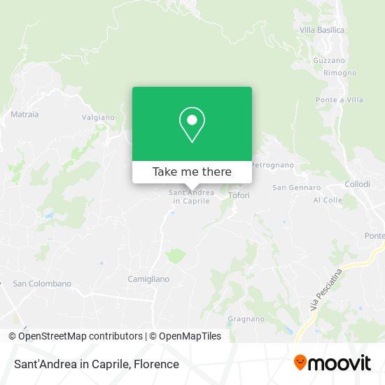 Sant'Andrea in Caprile map