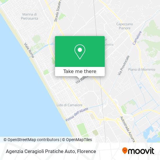 Agenzia Ceragioli Pratiche Auto map