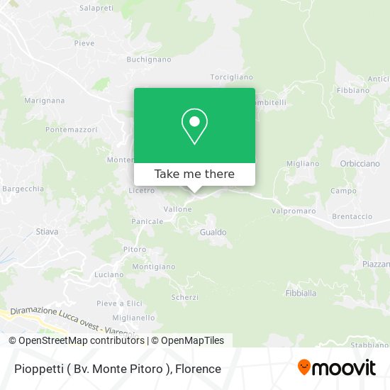 Pioppetti ( Bv. Monte Pitoro ) map