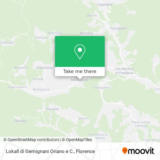 Lokall di Gemignani Oriano e C. map
