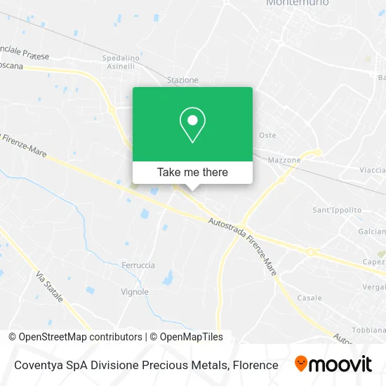 Coventya SpA Divisione Precious Metals map