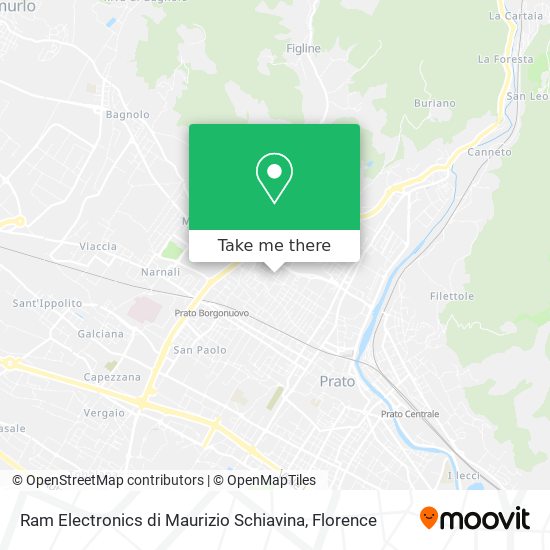 Ram Electronics di Maurizio Schiavina map