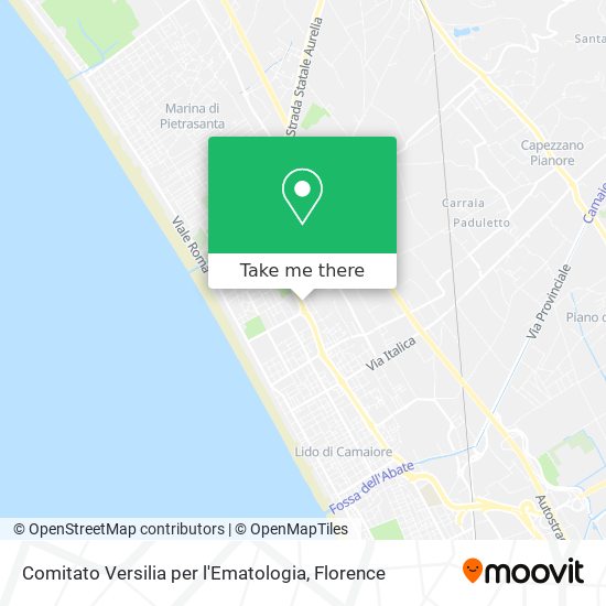 Comitato Versilia per l'Ematologia map
