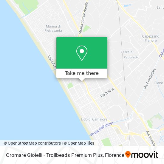 Oromare Gioielli - Trollbeads Premium Plus map