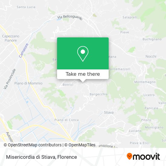 Misericordia di Stiava map
