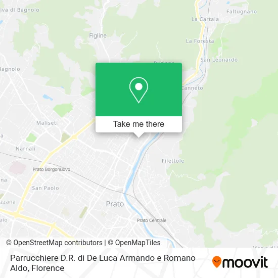 Hairdresser D.R. by De Luca Armando and Romano Aldo map