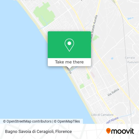 Bagno Savoia di Ceragioli map