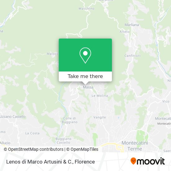 Lenos di Marco Artusini & C. map