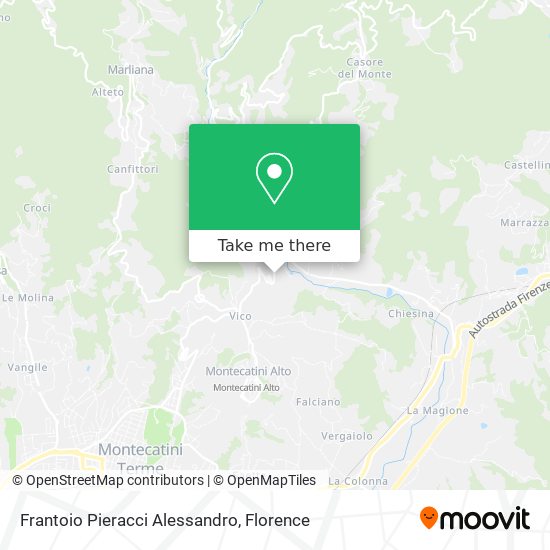 Frantoio Pieracci Alessandro map