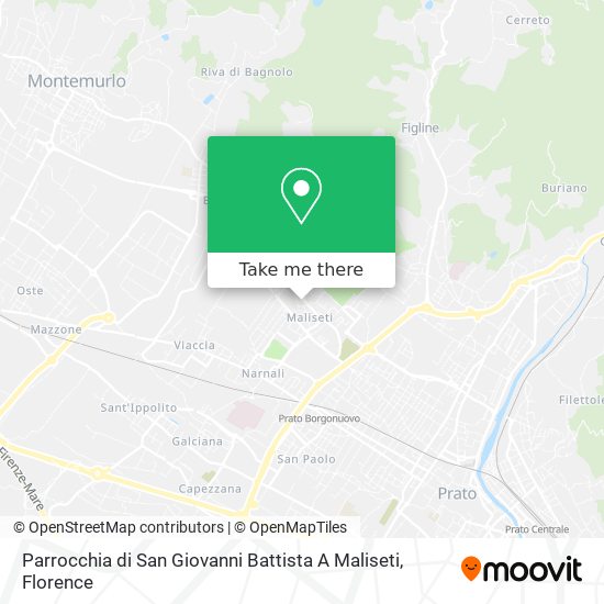 Parrocchia di San Giovanni Battista A Maliseti map