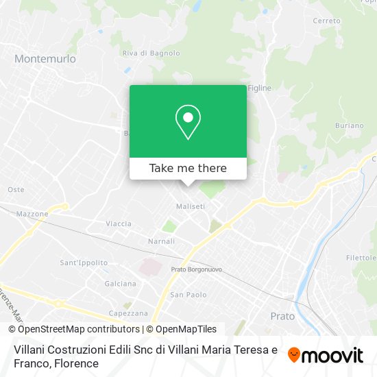 Villani Costruzioni Edili Snc di Villani Maria Teresa e Franco map
