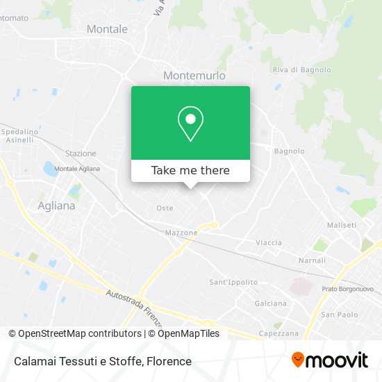 Calamai Tessuti e Stoffe map
