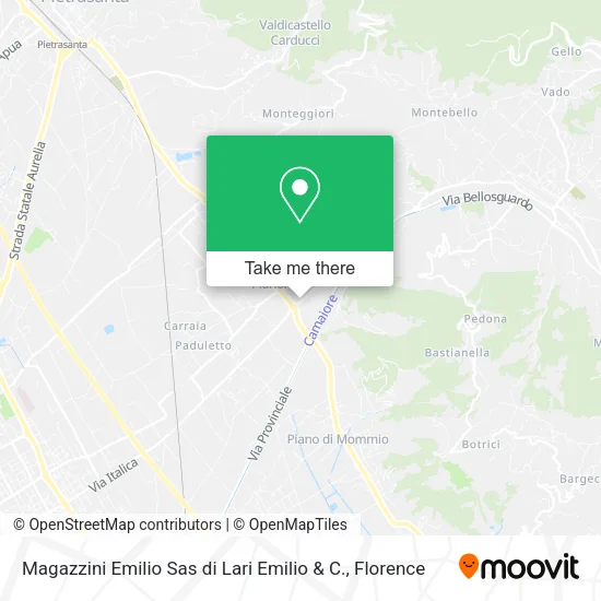 Magazzini Emilio Sas di Lari Emilio & C. map