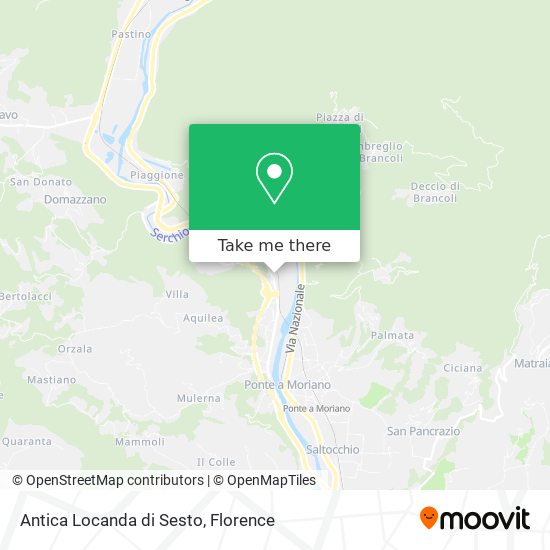 Antica Locanda di Sesto map