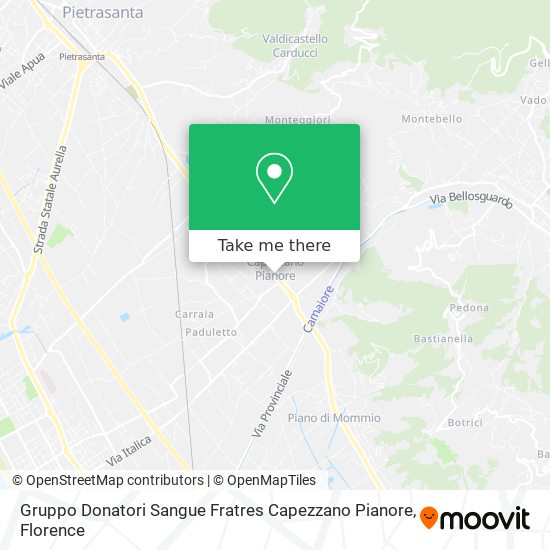 Gruppo Donatori Sangue Fratres Capezzano Pianore map