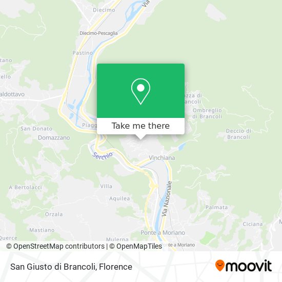 San Giusto di Brancoli map
