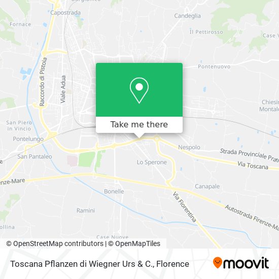 Toscana Pflanzen di Wiegner Urs & C. map