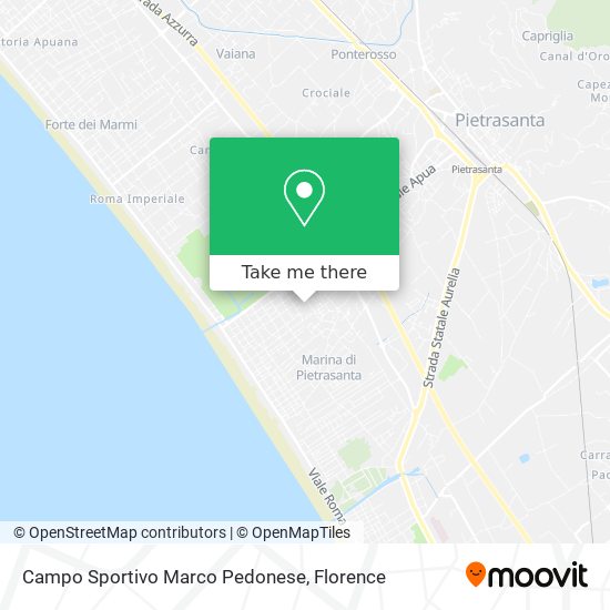Campo Sportivo Marco Pedonese map