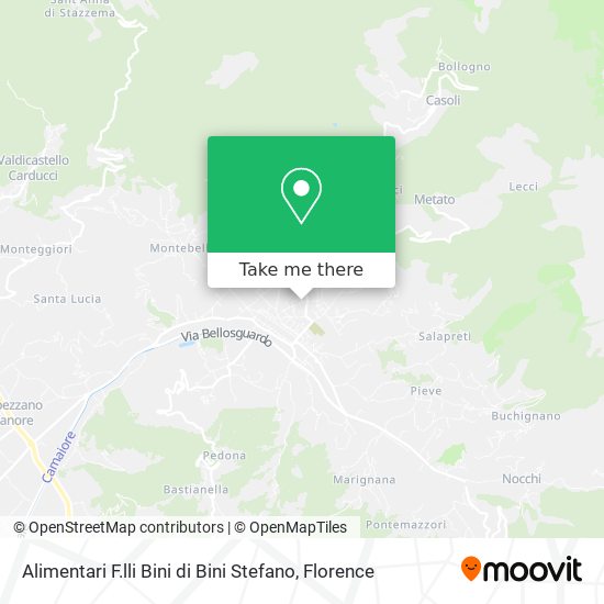 Alimentari F.lli Bini di Bini Stefano map