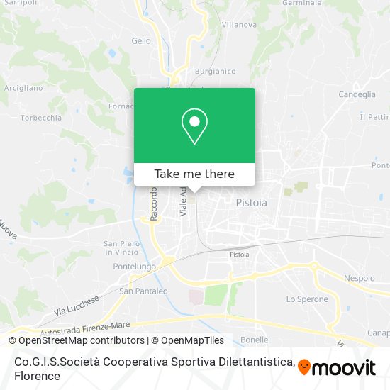 Co.G.I.S.Società Cooperativa Sportiva Dilettantistica map