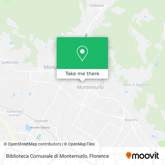 Biblioteca Comunale di Montemurlo map