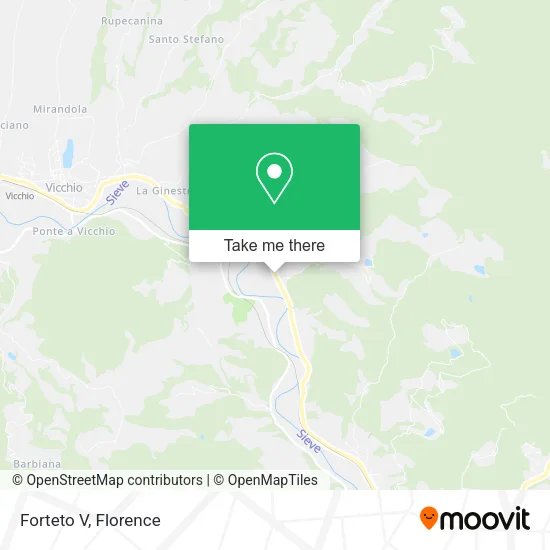 Forteto V map