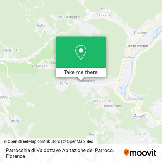 Parrocchia di Valdottavo Abitazione del Parroco map