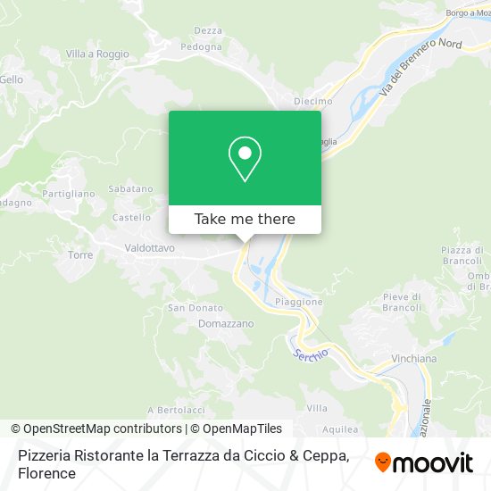 Pizzeria Ristorante la Terrazza da Ciccio & Ceppa map