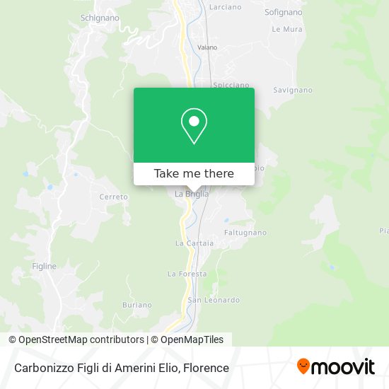 Carbonizzo Figli di Amerini Elio map
