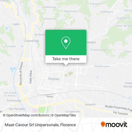 Maat-Cavour Srl Unipersonale map