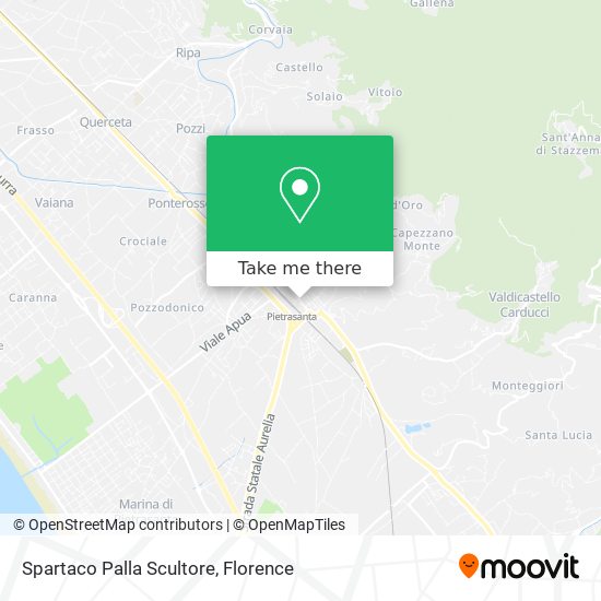 Spartaco Palla Scultore map