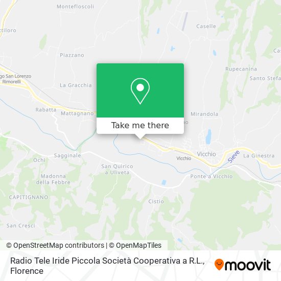 Radio Tele Iride Piccola Società Cooperativa a R.L. map