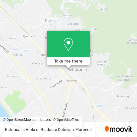 Estetica la Viola di Baldacci Deborah map