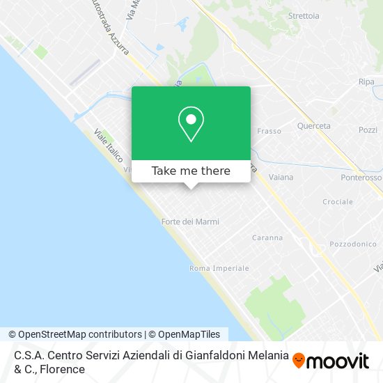 C.S.A. Centro Servizi Aziendali di Gianfaldoni Melania & C. map