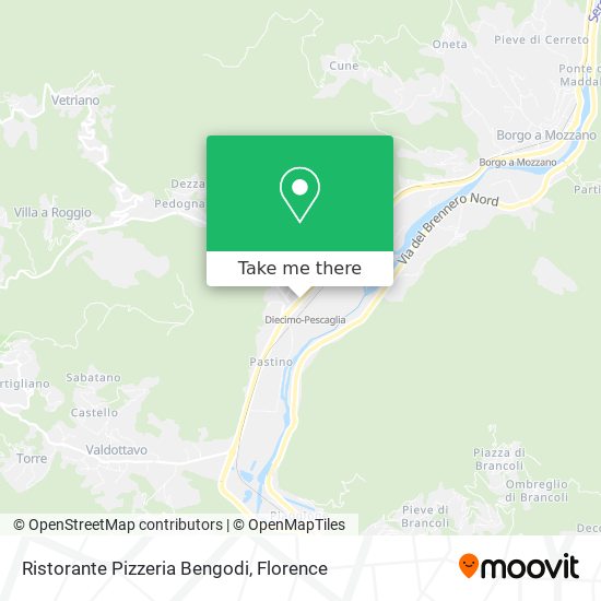 Ristorante Pizzeria Bengodi map
