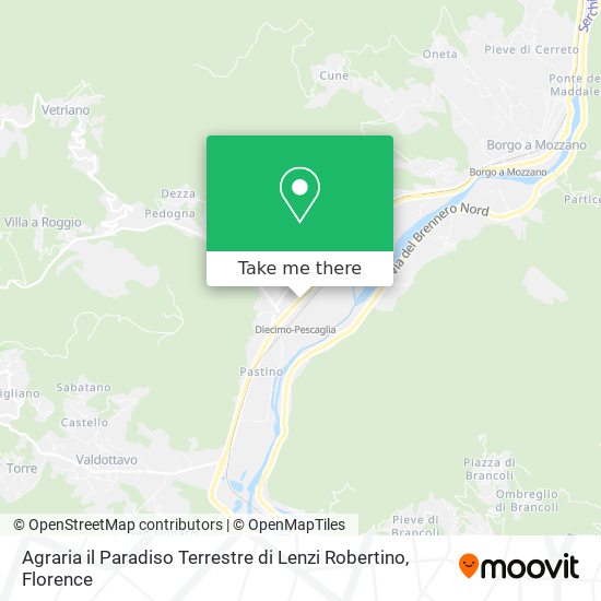 Agraria il Paradiso Terrestre di Lenzi Robertino map