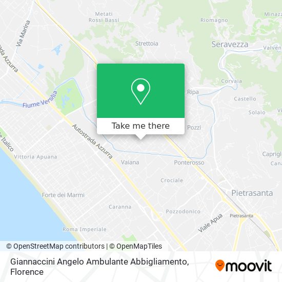 Giannaccini Angelo Ambulante Abbigliamento map
