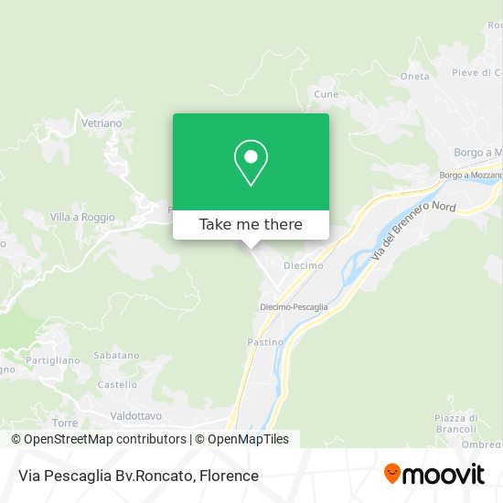 Via Pescaglia Bv.Roncato map